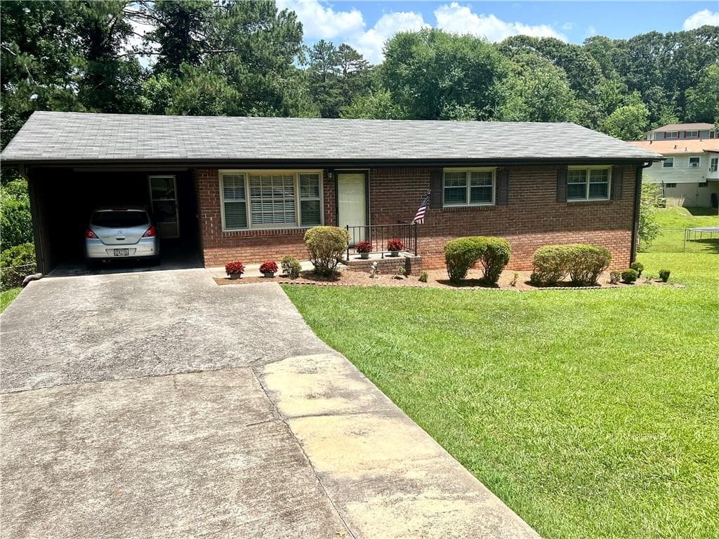 3 bedroom, 2 bathroom, 1,202 sq ft single family residence sold at 4155 REBEL TRAIL Drive, Douglasville, GA 30135