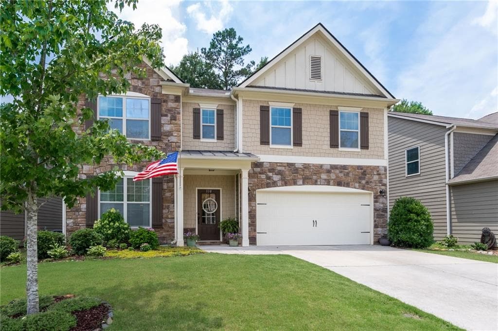 4 bedroom, 3 bathroom, 2,837 sq ft single family residence sold at 338 Providence Walk Way, Canton, GA 30114