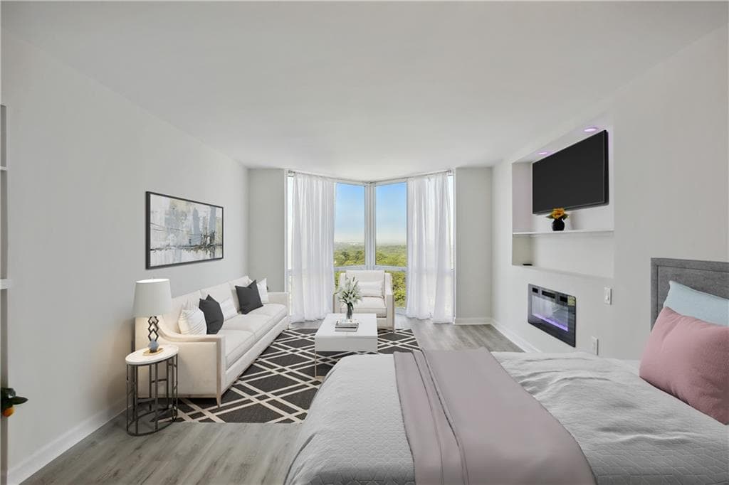 1 bathroom, 543 sq ft condominium sold at 2870 Pharr Court South 2508, Atlanta, GA 30305