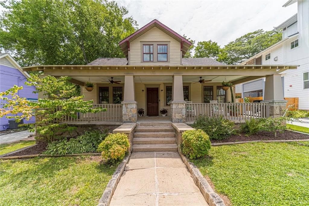 5 bedroom, 4 bathroom, 2,983 sq ft single family residence sold at 117 S Columbia Drive, Decatur, GA 30030