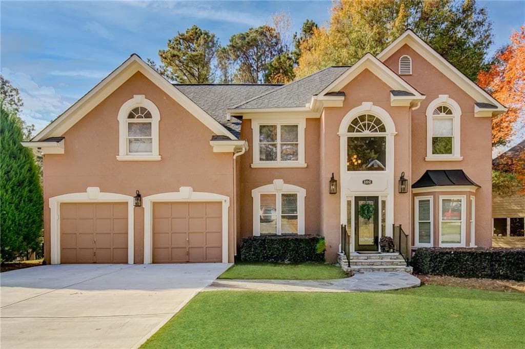 5 bedroom, 4 bathroom, 4,315 sq ft single family residence sold at 102 W Point Trail, Woodstock, GA 30189