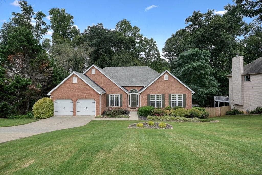 5 bedroom, 3 bathroom, 4,260 sq ft single family residence sold at 5955 Aderhold Way, Alpharetta, GA 30004