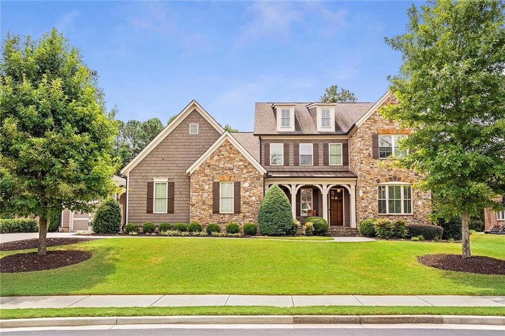6 bedroom, 6 bathroom, 5,872 sq ft single family residence sold at 340 Pelton Court, Johns Creek, GA 30022
