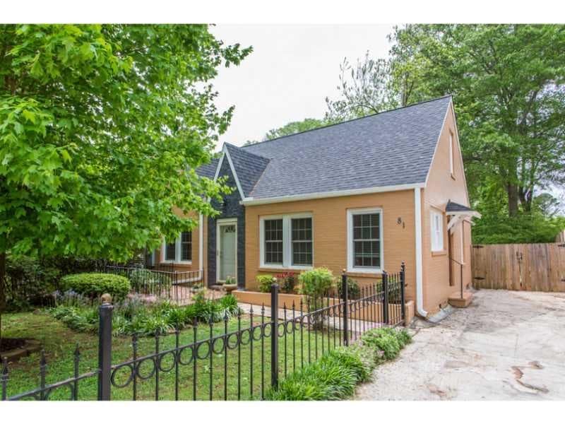3 bedroom, 1,701 sq ft single family residence sold at 81 2nd Avenue, Atlanta, GA 30317