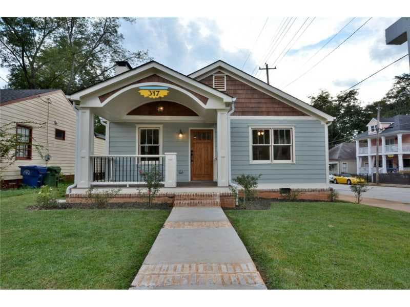 3 bedroom, 1,577 sq ft single family residence sold at 347 Grant Park Place, Atlanta, GA 30315