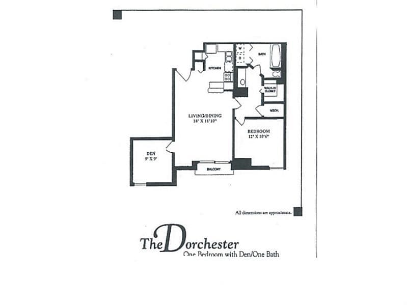 1 bedroom, 805 sq ft condominium sold at 199 14th Street 1907, Atlanta, GA 30309