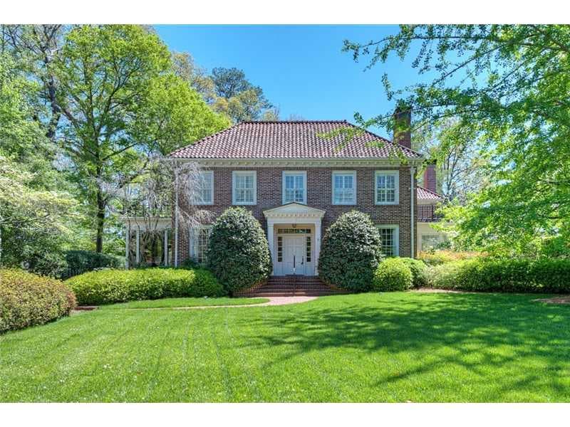 4 bedroom, 5,859 sq ft single family residence sold at 1105 Lullwater Road, Atlanta, GA 30307