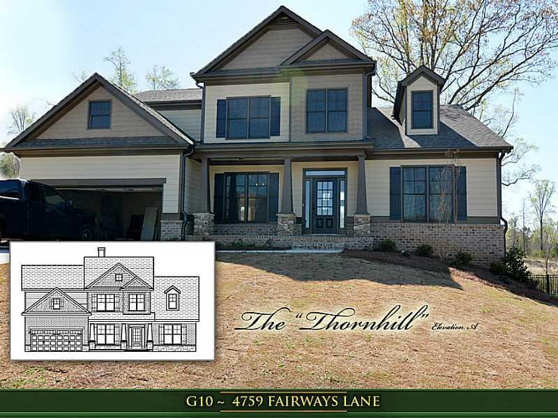 4 bedroom single family residence sold at 4759 Fairways Lane, Jefferson, GA 30549