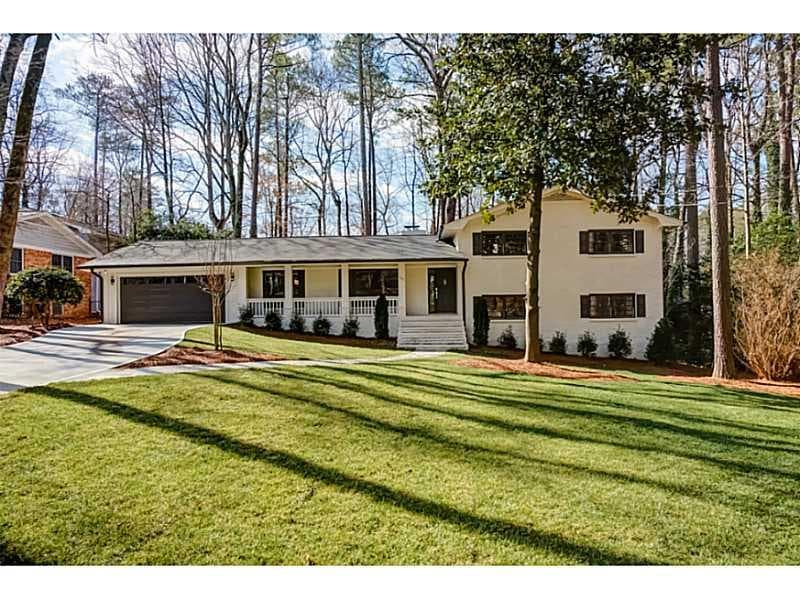 4 bedroom single family residence sold at 145 Devonwood Drive, Sandy Springs, GA 30328
