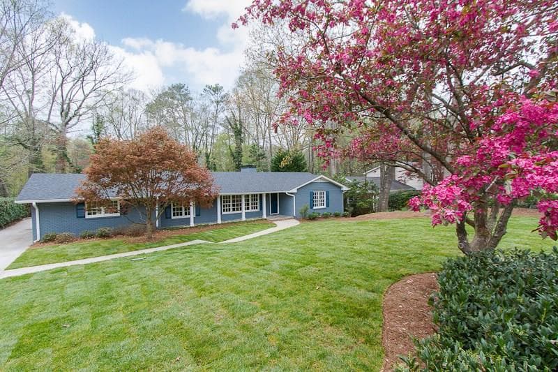 5 bedroom single family residence sold at 4610 Brook Hollow Drive, Atlanta, GA 30327
