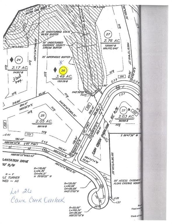 single family residence sold at Lot 15 Heritage Creek Trail, Ball Ground, GA 30107