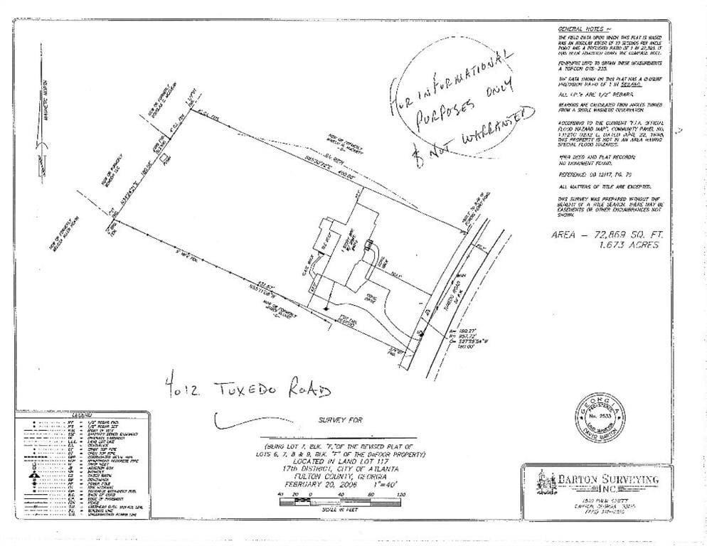 single family residence sold at 4012 Tuxedo Road, Atlanta, GA 30342