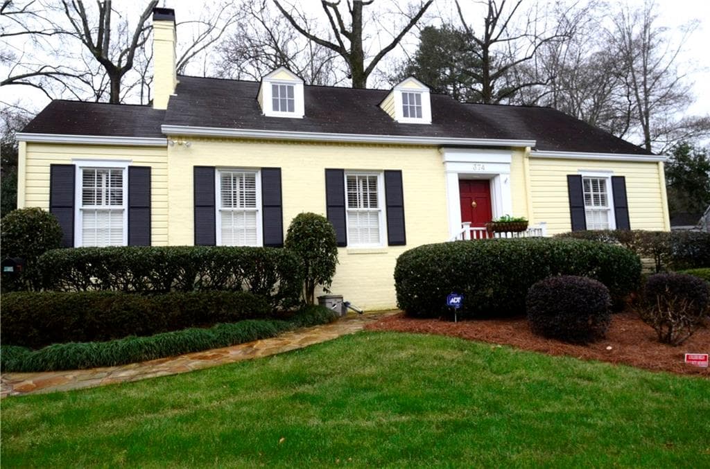 3 bedroom single family residence sold at 374 Redland Road, Atlanta, GA 30309