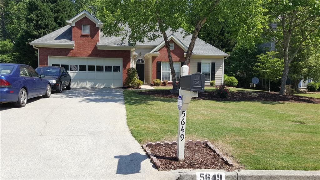 3 bedroom single family residence sold at 5649 Jackson Knoll Trace, Lilburn, GA 30047