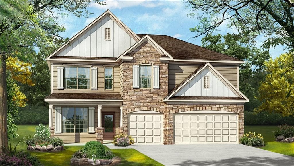 5 bedroom, 3,363 sq ft single family residence sold at 4449 Amberleaf Walk, Lilburn, GA 30047