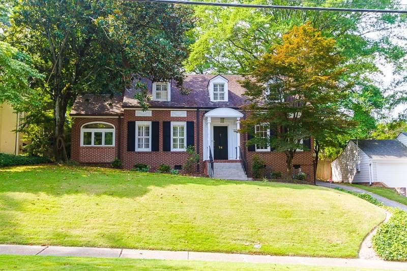 4 bedroom, 2,140 sq ft single family residence sold at 74 28th Street, Atlanta, GA 30309