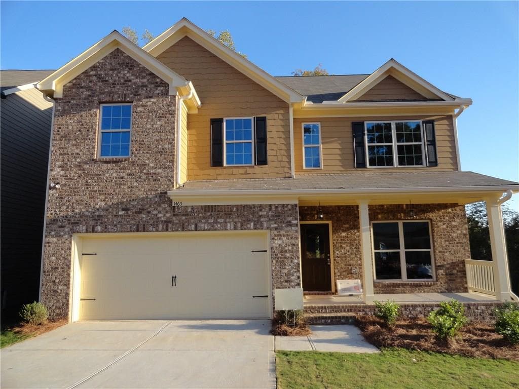 5 bedroom single family residence sold at 1465 Ox Bridge Way, Lawrenceville, GA 30043