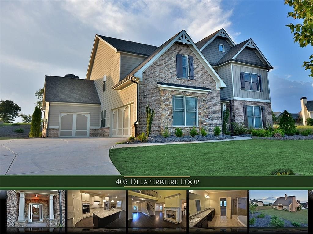 5 bedroom single family residence sold at 405 Delaperriere Loop, Jefferson, GA 30549