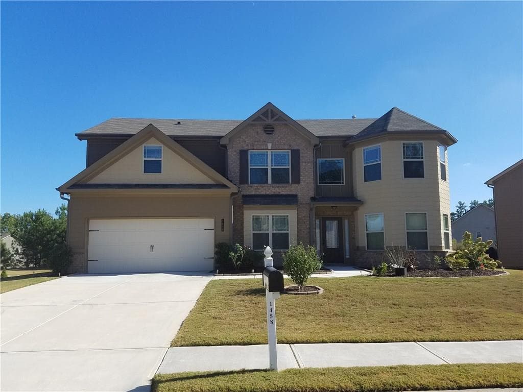 5 bedroom single family residence sold at 1458 BRAMLETT HILL Drive, Lawrenceville, GA 30045