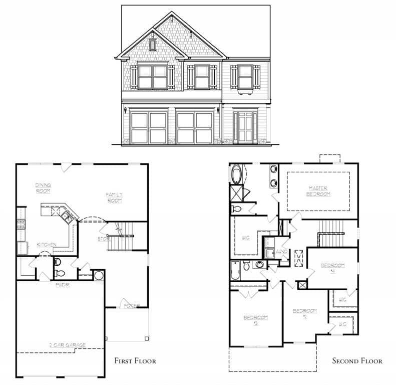 4 bedroom single family residence sold at 1310 Silverbrooke Crossing, Powder Springs, GA 30127