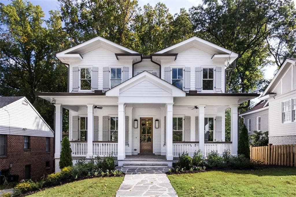 6 bedroom, 4,346 sq ft single family residence sold at 1227 Lanier Boulevard, Atlanta, GA 30306