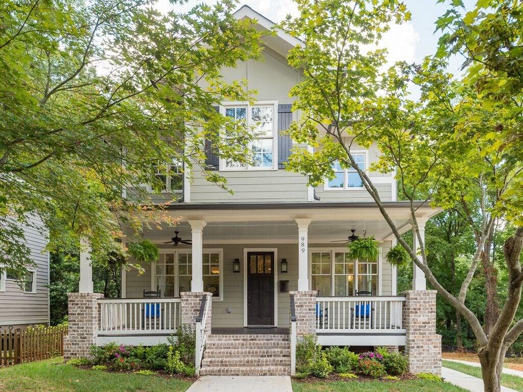 7 bedroom, 4,500 sq ft single family residence sold at 989 Drewry Street, Atlanta, GA 30306