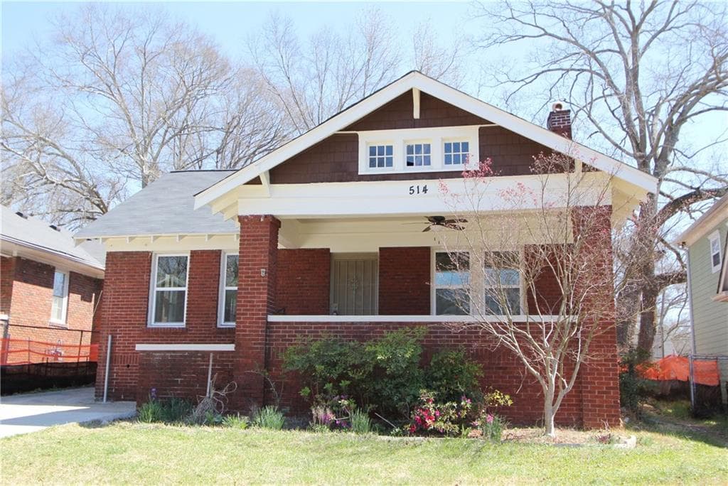 3 bedroom, 1,863 sq ft single family residence sold at 514 E Ontario Avenue, Atlanta, GA 30310