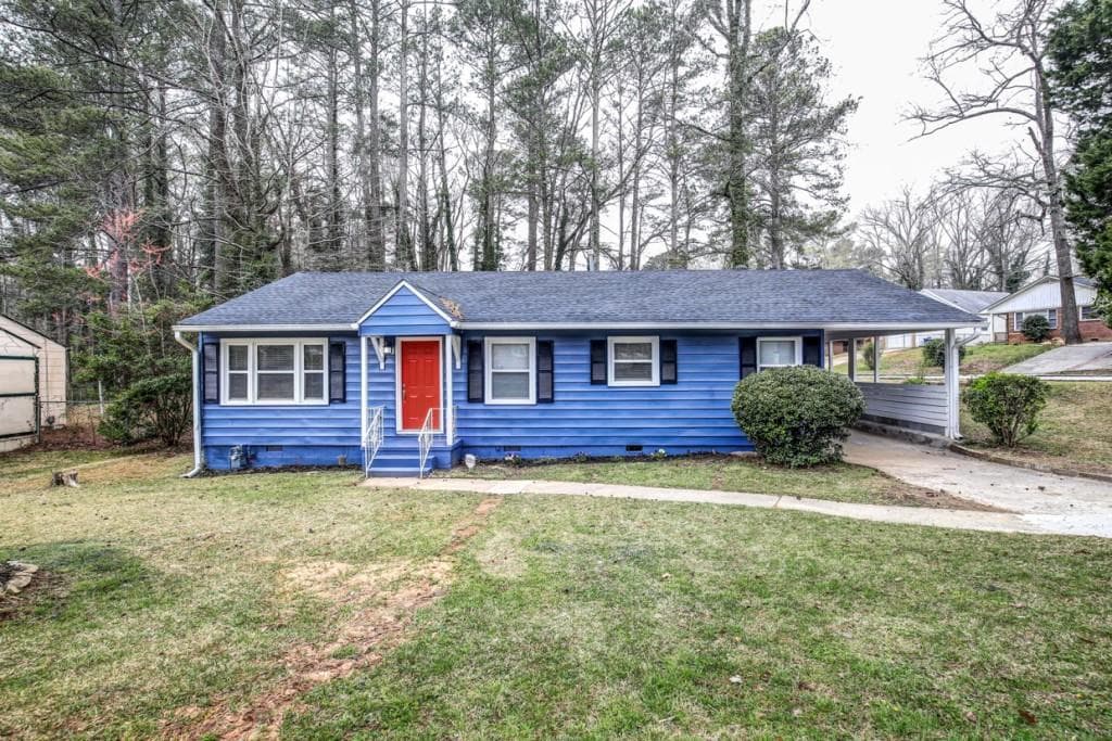 3 bedroom, 1,292 sq ft single family residence sold at 1823 Shirley Street, Atlanta, GA 30310