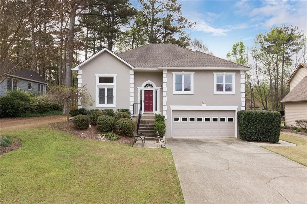 3 bedroom single family residence sold at 1077 Pine Grove Drive, Alpharetta, GA 30009