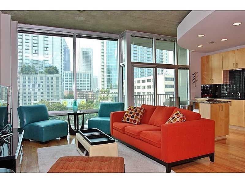 1 bedroom, 754 sq ft condominium sold at 923 Peachtree Street 825, Atlanta, GA 30309