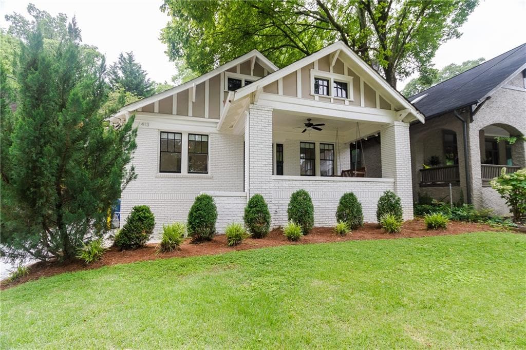 3 bedroom single family residence sold at 413 5th Street, Atlanta, GA 30308