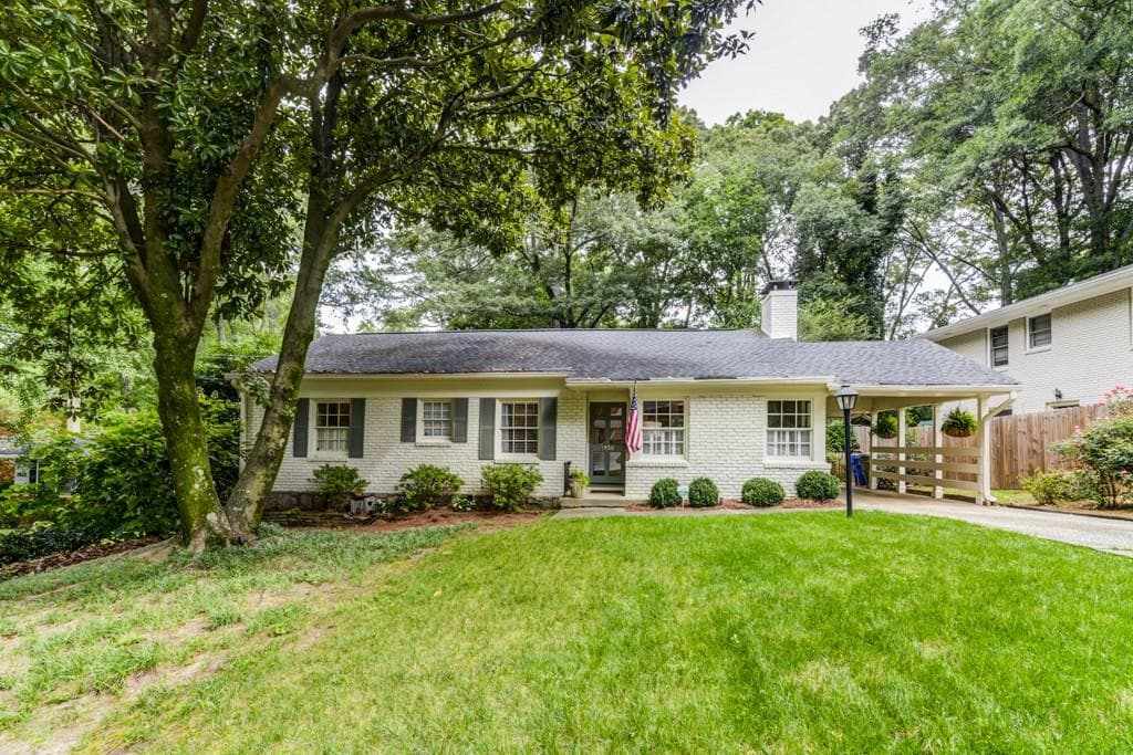 3 bedroom single family residence sold at 1930 Dellwood Drive, Atlanta, GA 30309