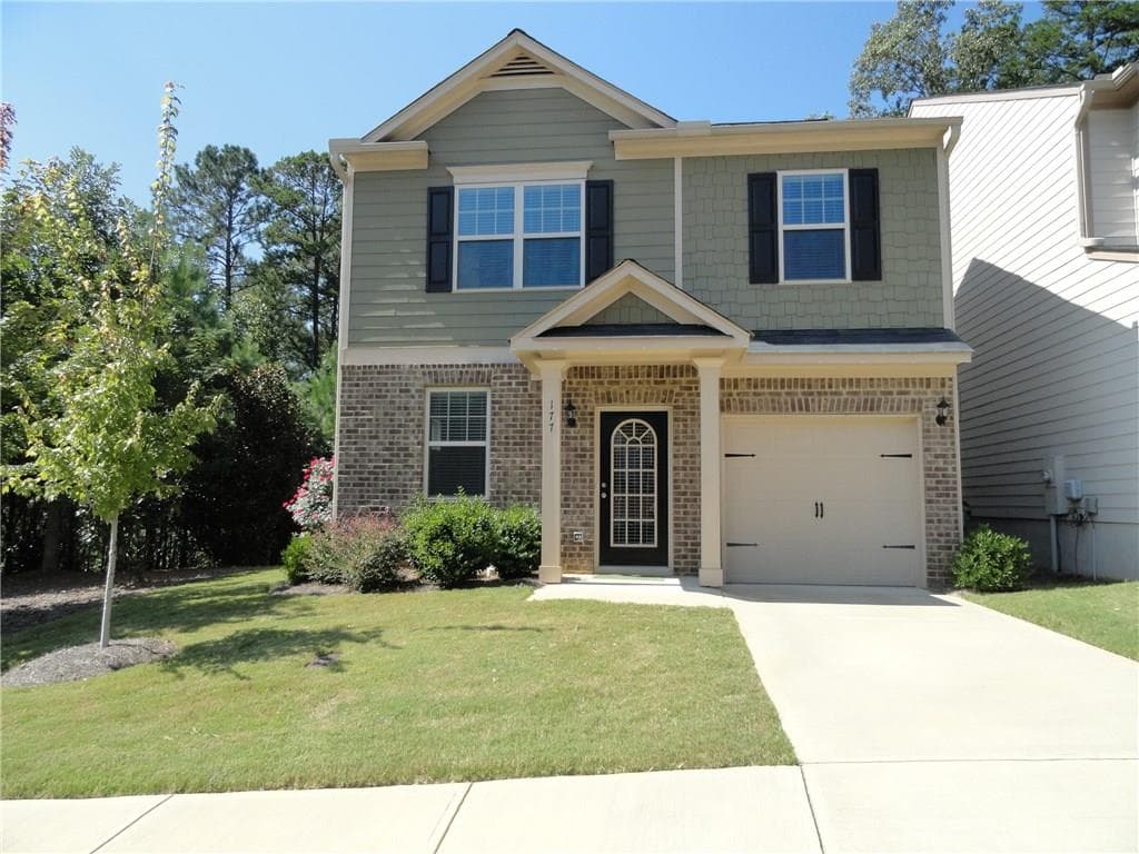 3 bedroom single family residence sold at 177 Village Trail, Woodstock, GA 30188