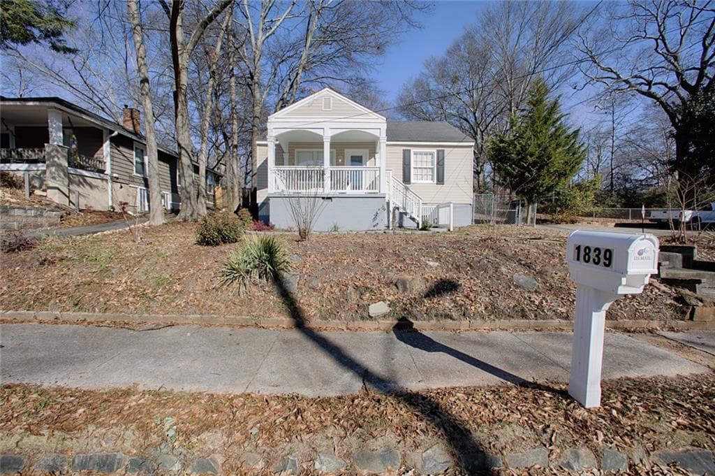 3 bedroom, 1,058 sq ft single family residence sold at 1839 Chapman Avenue, Atlanta, GA 30344