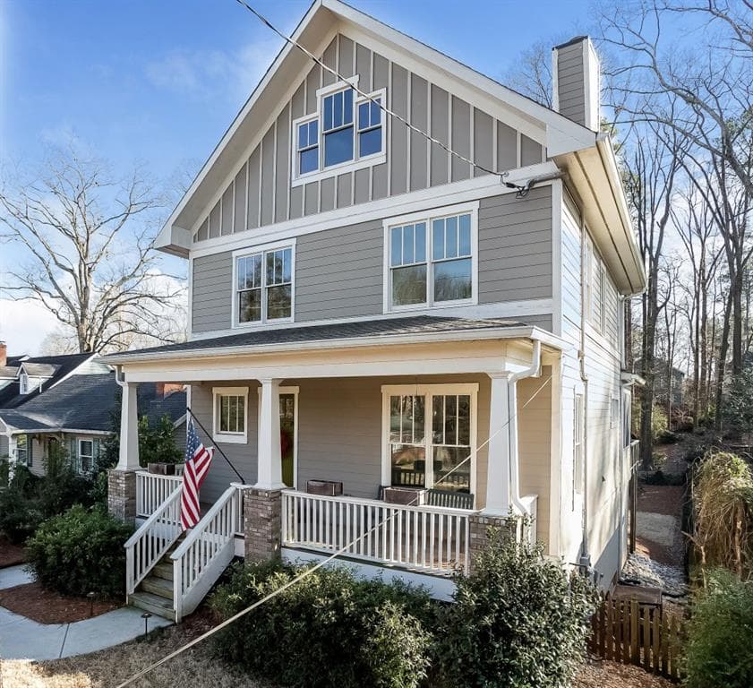 4 bedroom, 1,972 sq ft single family residence sold at 1059 Berne Street, Atlanta, GA 30316