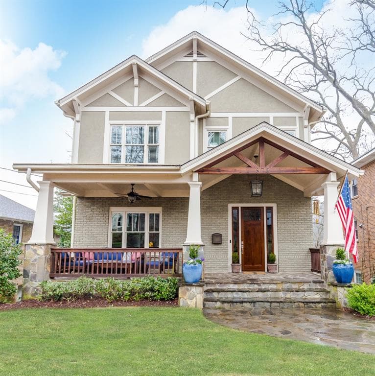 5 bedroom, 4,285 sq ft single family residence sold at 875 Arlington Place, Atlanta, GA 30306