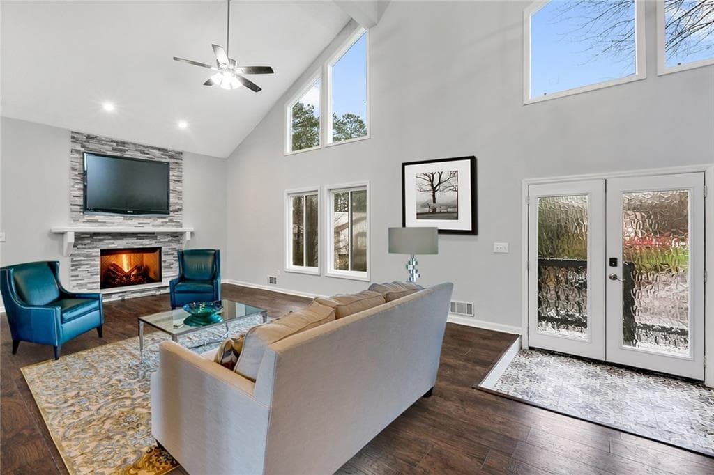 4 bedroom, 2,700 sq ft single family residence sold at 3449 Arete Court, Roswell, GA 30075