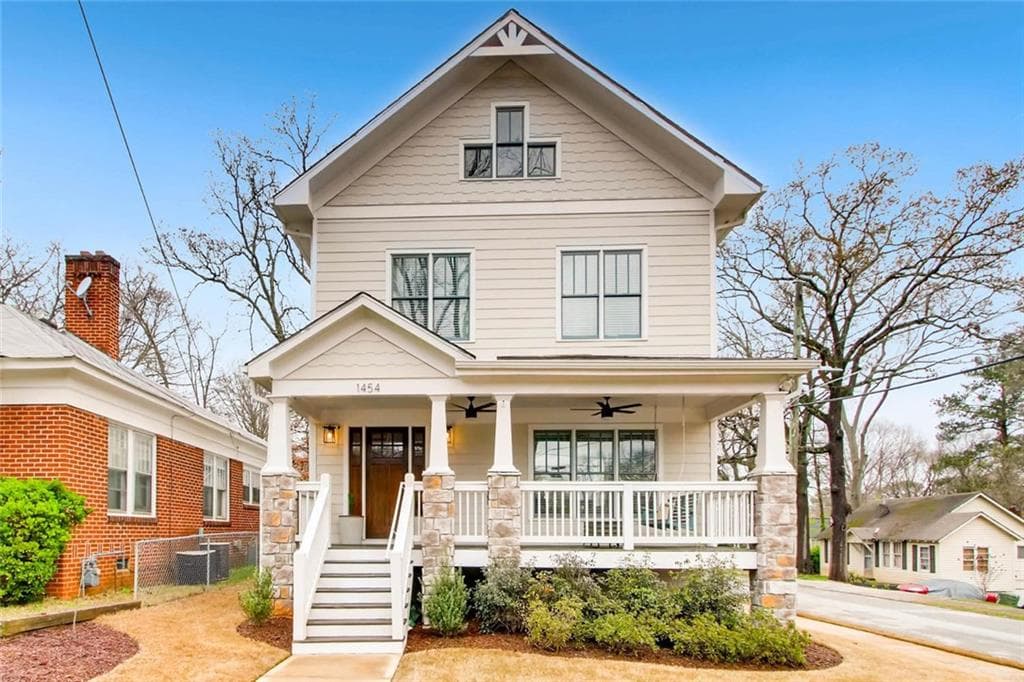 4 bedroom, 2,514 sq ft single family residence sold at 1454 McPherson Avenue, Atlanta, GA 30316