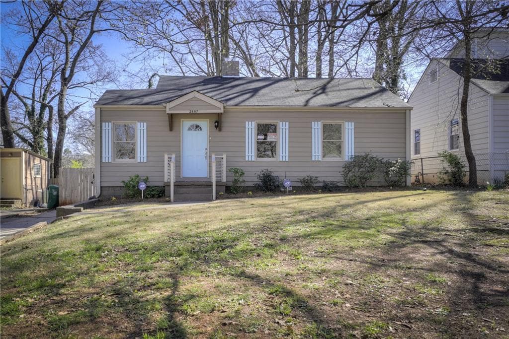 3 bedroom, 1,338 sq ft single family residence sold at 2557 Eastwood Drive, Decatur, GA 30032