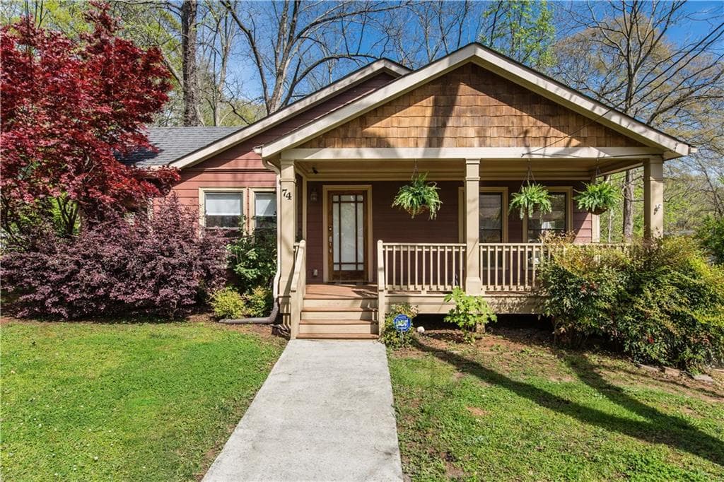 3 bedroom, 2,064 sq ft single family residence sold at 74 Clay Street, Atlanta, GA 30317
