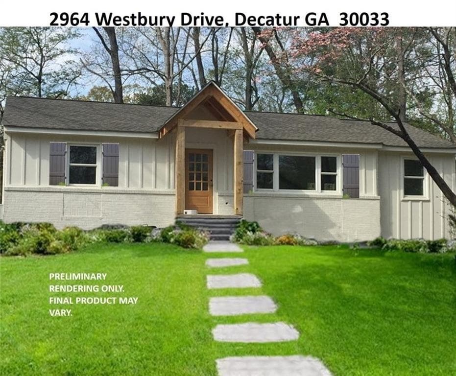 3 bedroom, 1,420 sq ft single family residence sold at 2964 Westbury Drive, Decatur, GA 30033