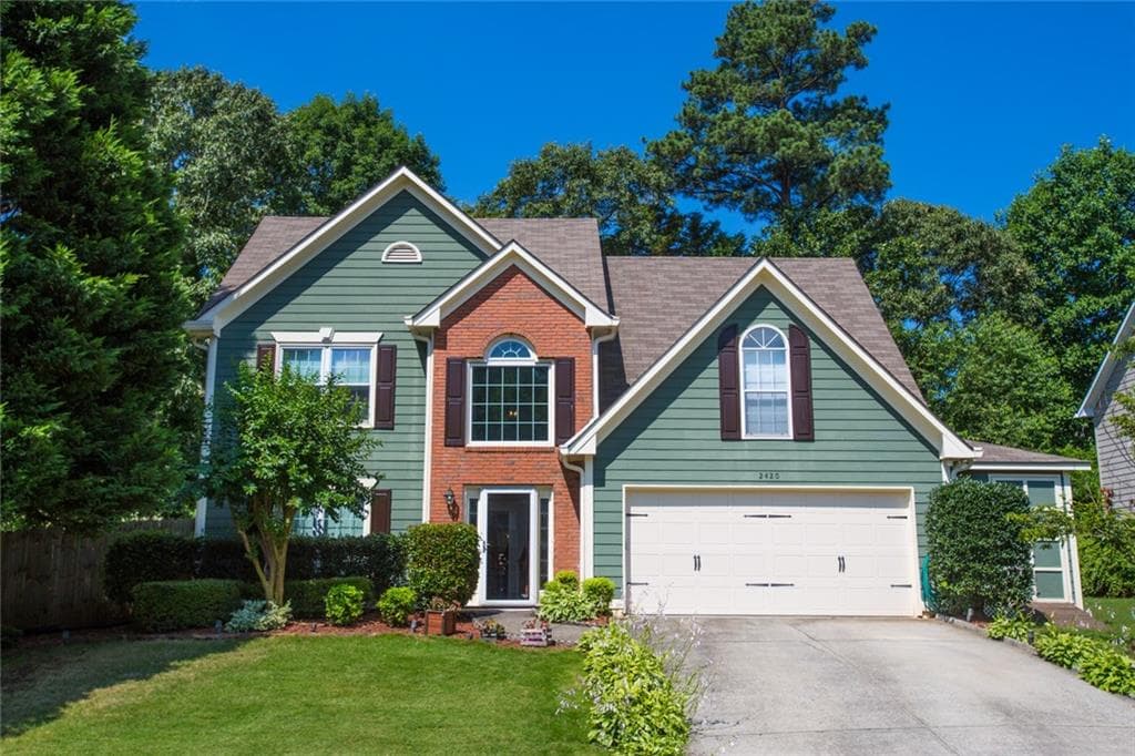 4 bedroom, 2,522 sq ft single family residence sold at 2420 Fosters Mill Court, Suwanee, GA 30024