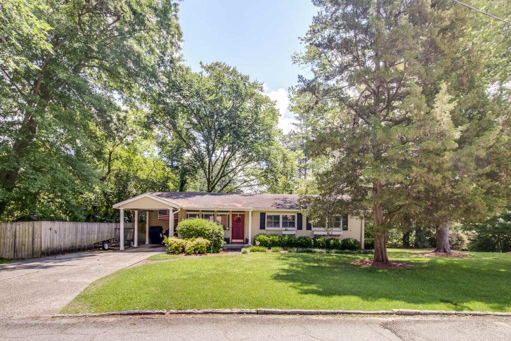 3 bedroom single family residence sold at 2512 Drew Valley Road, Brookhaven, GA 30319