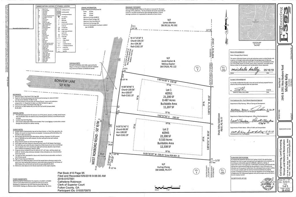 single family residence sold at 2951 W Roxboro Road, Atlanta, GA 30324