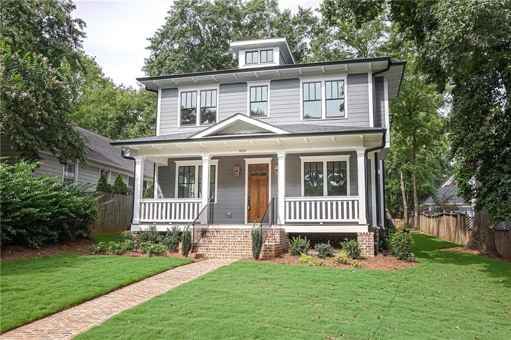 5 bedroom, 3,318 sq ft single family residence sold at 909 3rd Avenue, Decatur, GA 30030