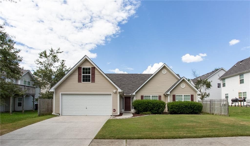 3 bedroom, 1,643 sq ft single family residence sold at 1626 Virgil Pond Lane, Loganville, GA 30052