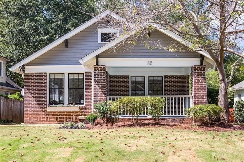 2 bedroom, 1,227 sq ft single family residence sold at 82 Lakeview Drive, Atlanta, GA 30317