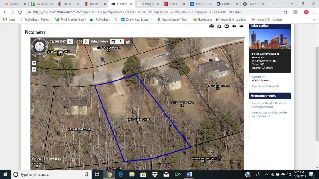 single family residence sold at 6745 GREENBOWER Lane, College Park, GA 30349