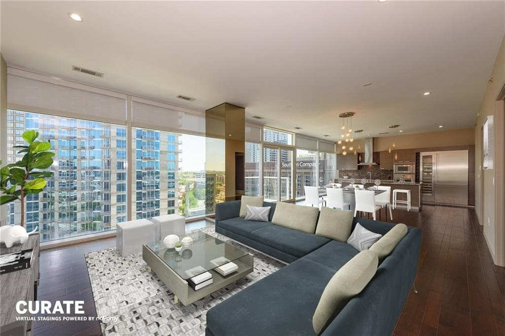 2 bedroom, 1,774 sq ft condominium sold at 45 Ivan Allen Jr Boulevard 1801, Atlanta, GA 30308
