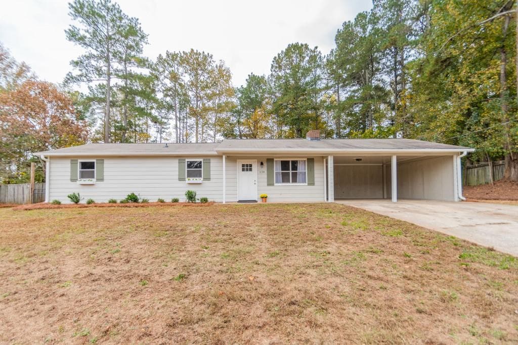 3 bedroom, 1,596 sq ft single family residence sold at 138 Brenda Lane, Dallas, GA 30157